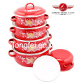 Hot Sale 5PCS Enamelware Cookware Set